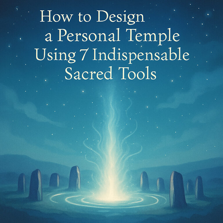 How to Design a Personal Temple Using 7 Indispensable Sacred Tools